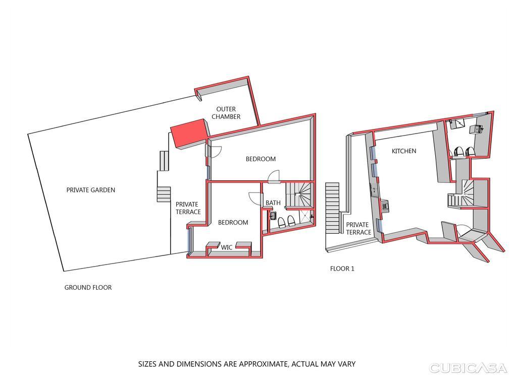Porta Dipinta House Bergamo Altaアパートメント 部屋 写真